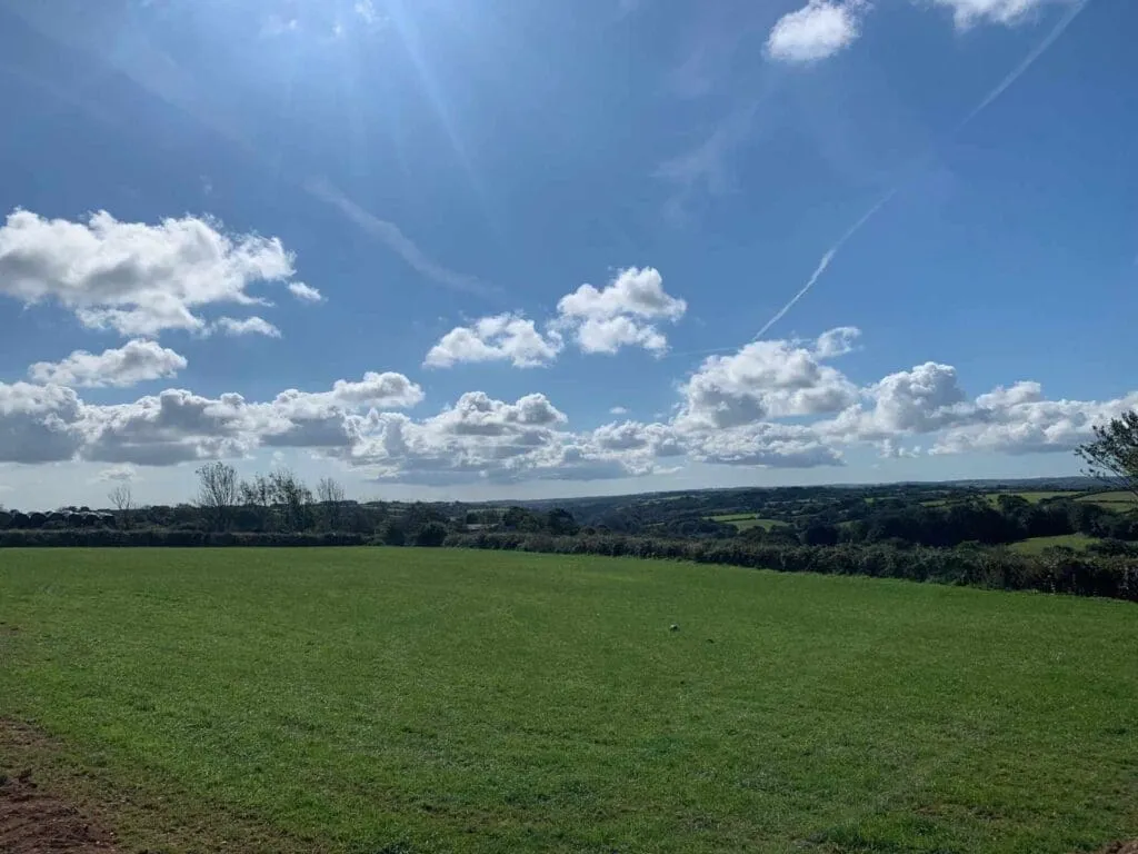 Cornish Craft Barn Countryside View