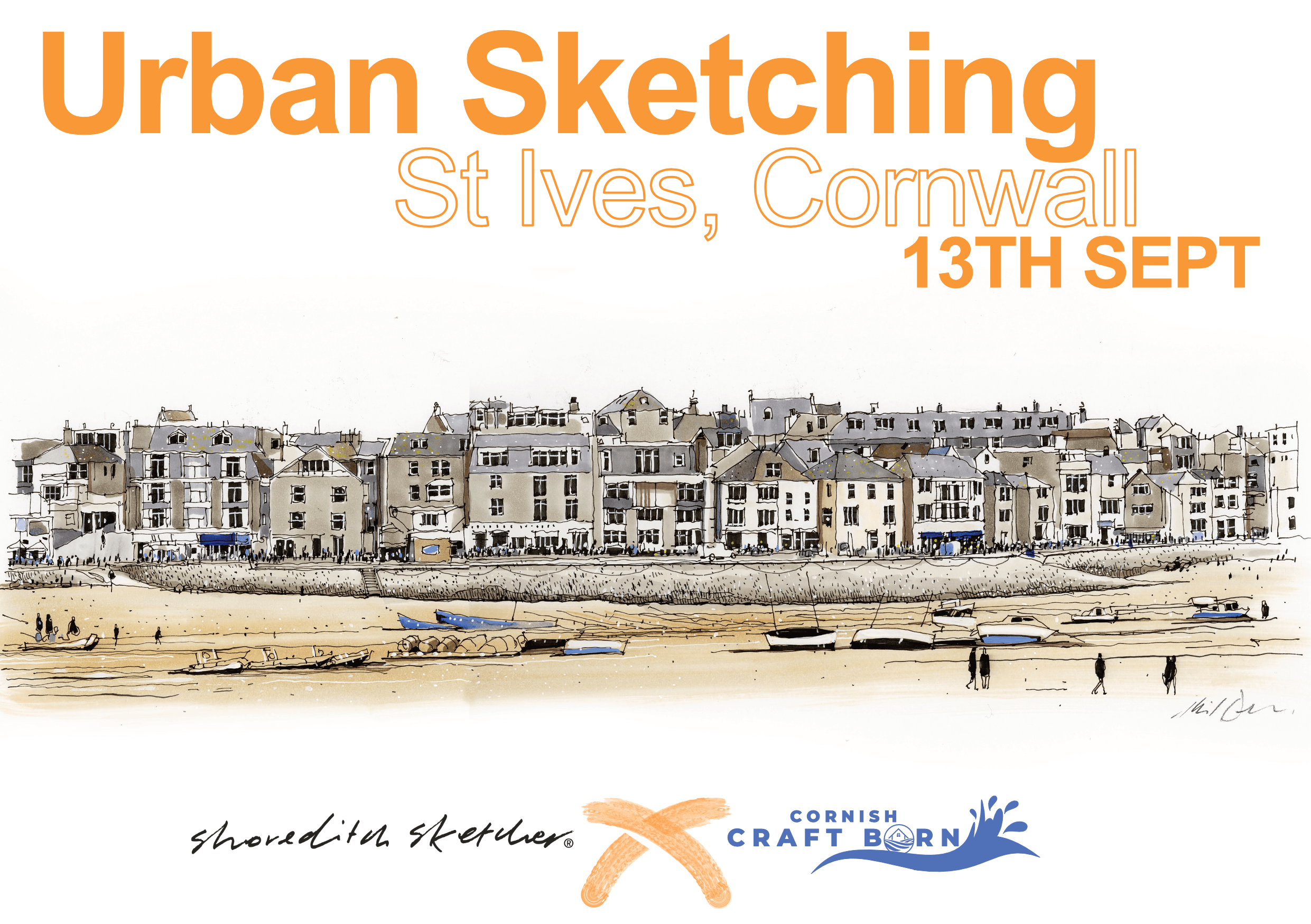 Phil Dean Shoreditch Sketcher Cornish Craft Barn