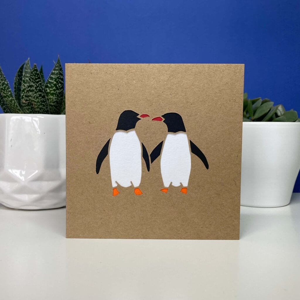 Paper Otter Valentines Card Workshop