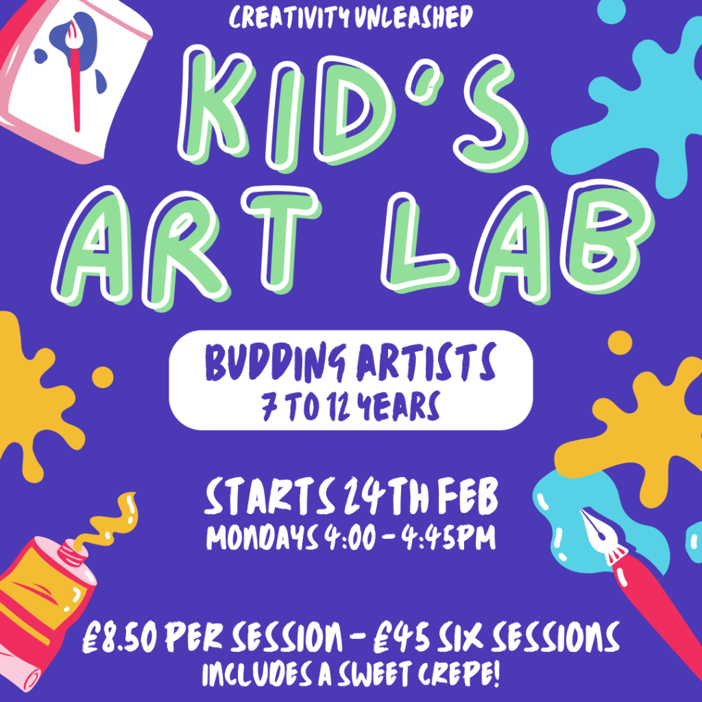 CCB Kids Art Lab 7-12 Years