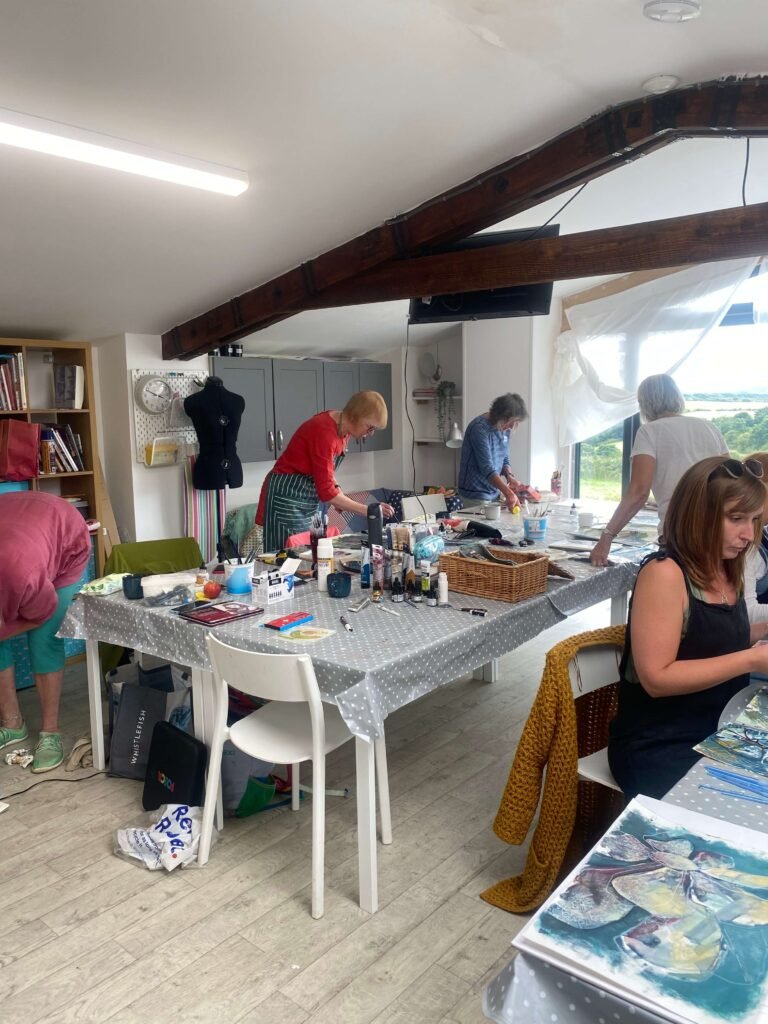 Carla Jenning Mixed Media Botanical, Cornish Craft Barn