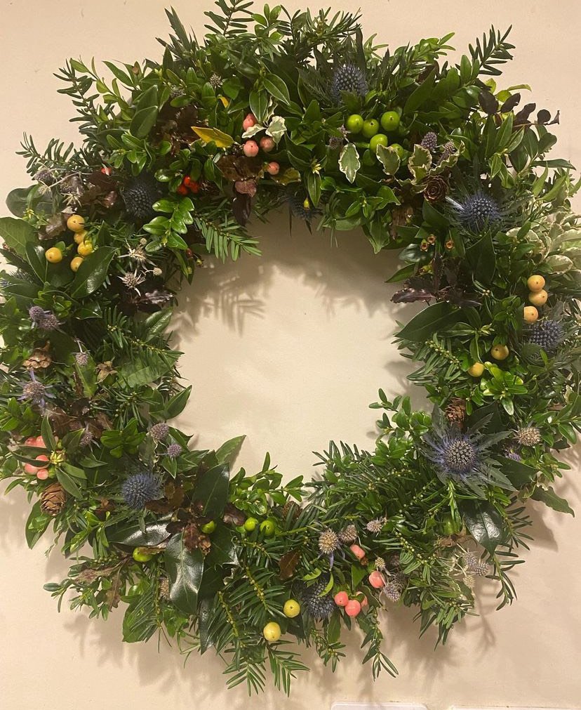 wreath making workshop cornish craft barn cornish wreath maker