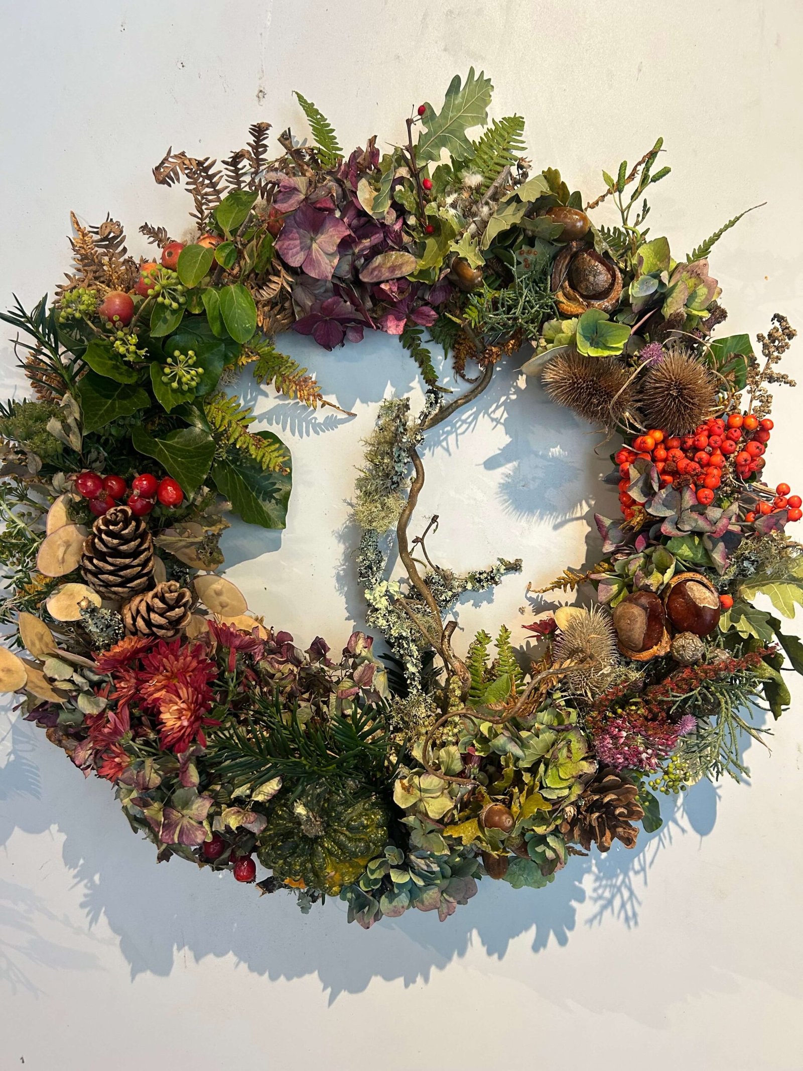 wreath making workshop cornish craft barn cornish wreath maker