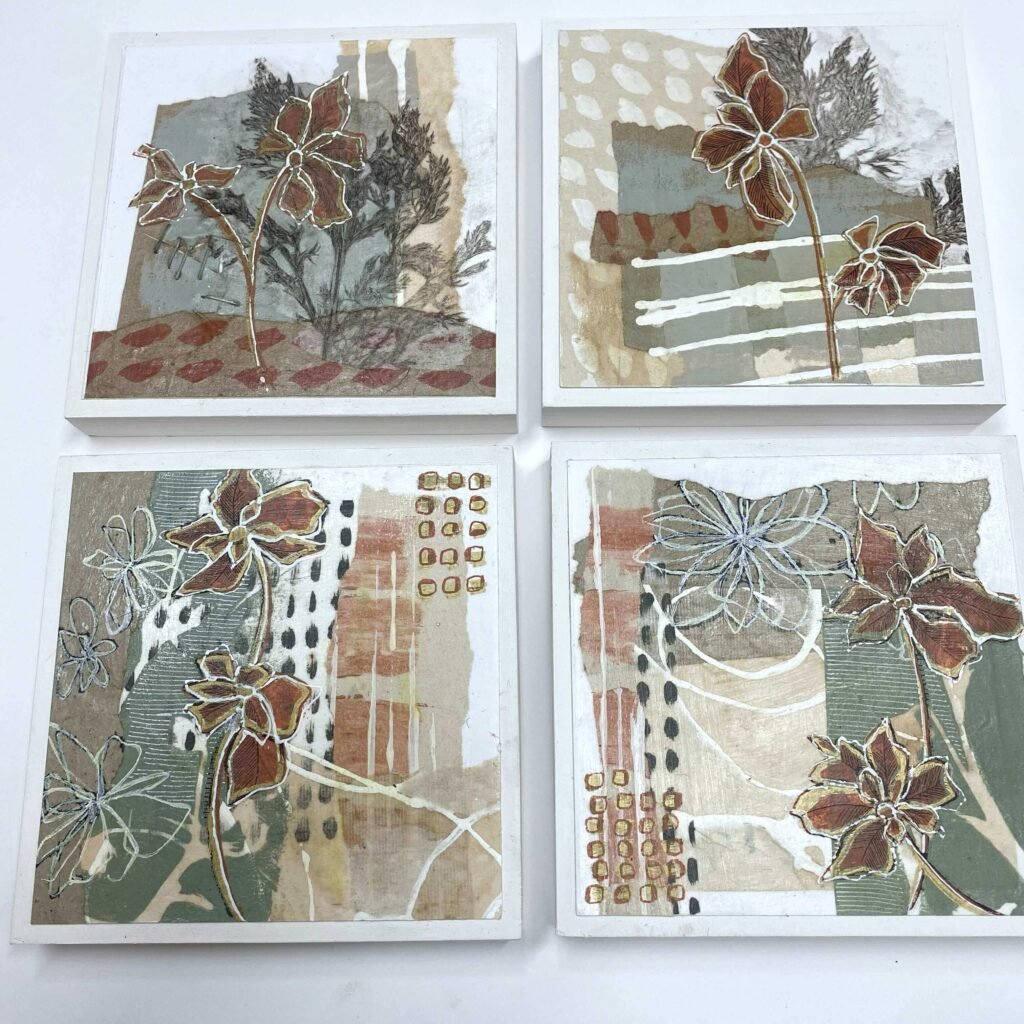 Carla Jenning Mixed Media Botanical, Cornish Craft Barn