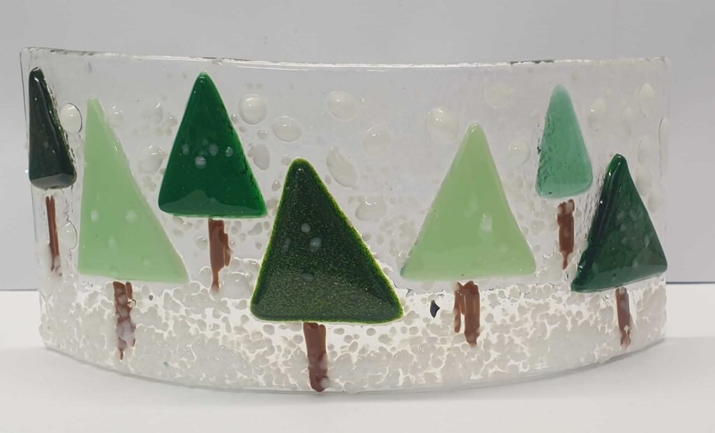 Fused Glass Workshops Cornish Craft Barn Liz