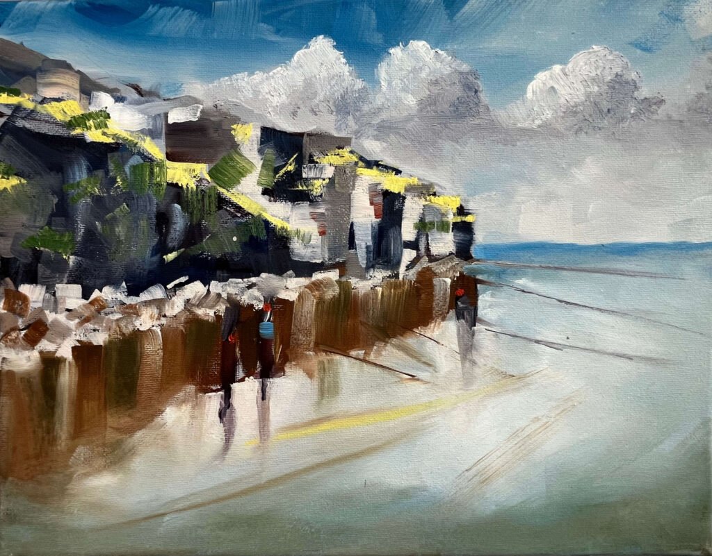 Oils For Beginners, Cornish Craft Barn, Damian Semonin