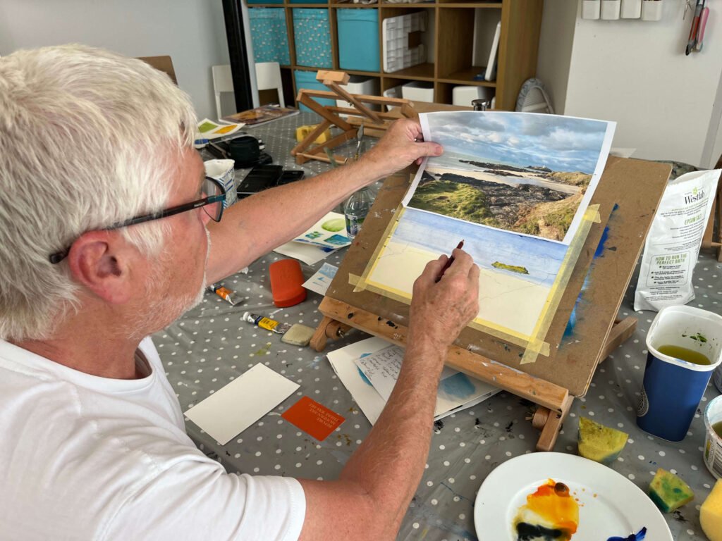 Oils For Beginners, Cornish Craft Barn, Damian Semonin