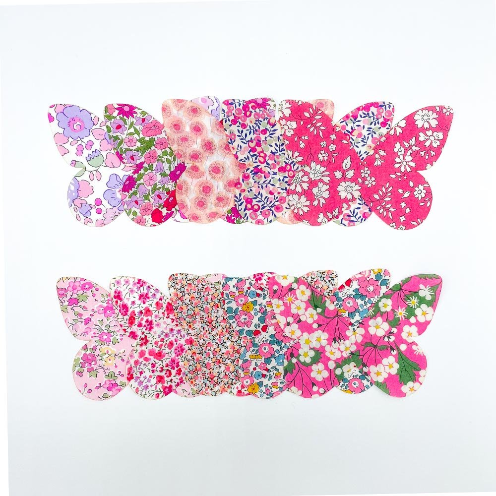 Pre-Cut Liberty Tana Lawn® Fabric Butterflies | Craft Kits