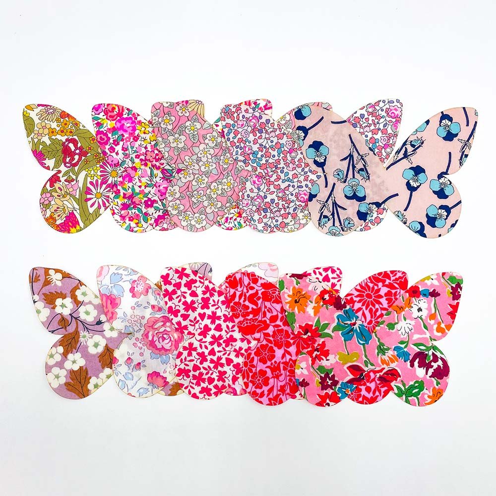 Pre-Cut Liberty Tana Lawn® Fabric Butterflies | Craft Kits