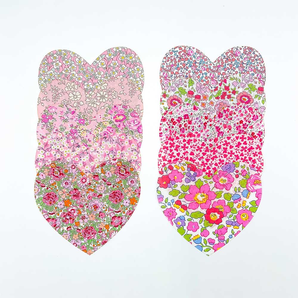 Pre-Cut Liberty Tana Lawn® Fabric Hearts | Craft Kits