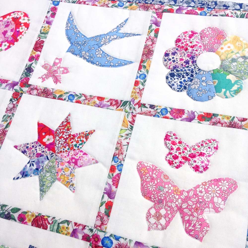 Liberty Tana Lawn® Fabric Rainbow Mini Sampler Quilt Kit