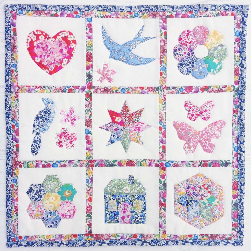 Liberty Tana Lawn® Fabric Rainbow Mini Sampler Quilt Kit