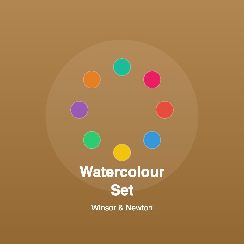 Winsor & Newton Watercolour Set